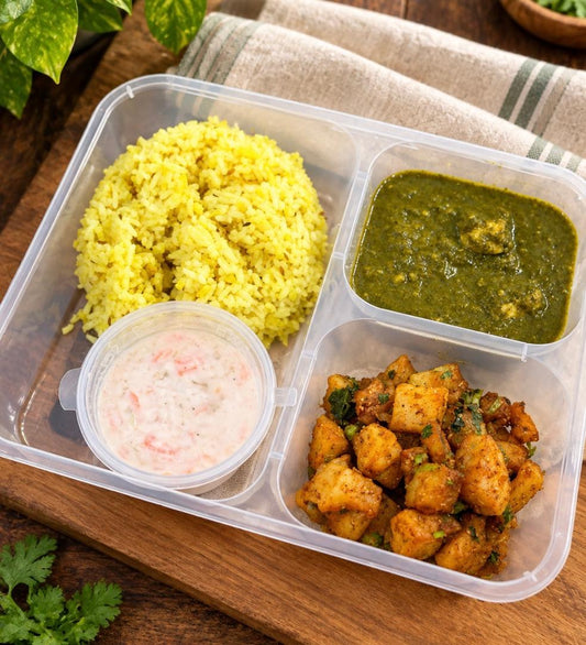 Palak Paneer Bento Box