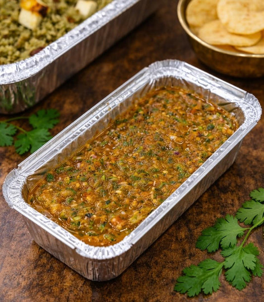 Hariyali Paneer Pulao with Fresh Tomato Salsa